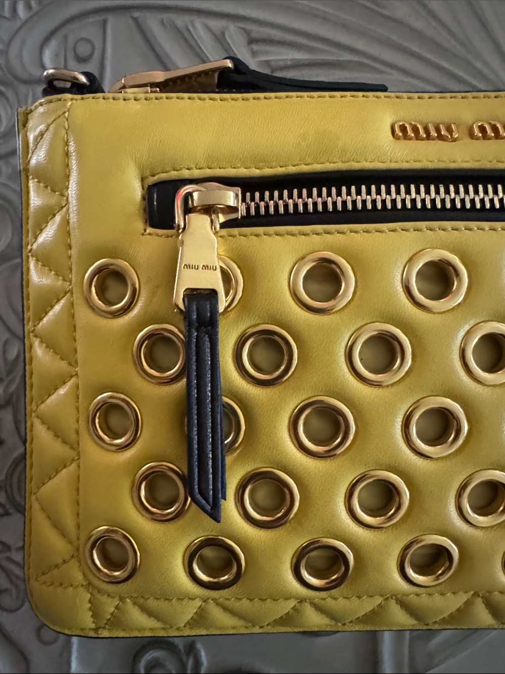 Miu Miu Nappa Vele Clutch - Picture 3 of 9